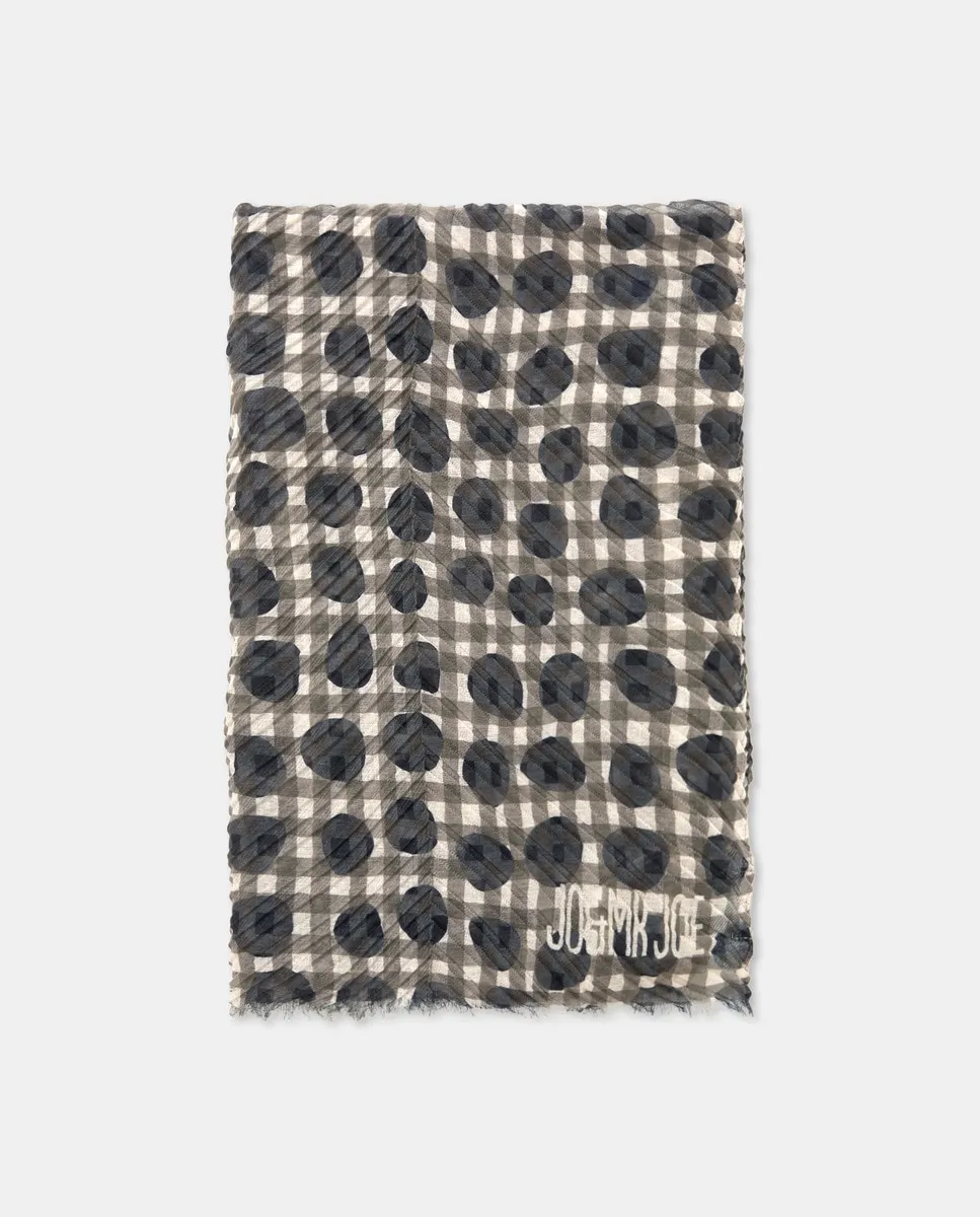 Плиссированный платок с принтом Jo & Mr. Joe, черный
Плиссированный платок с принтом Jo & Mr. Joe, черный