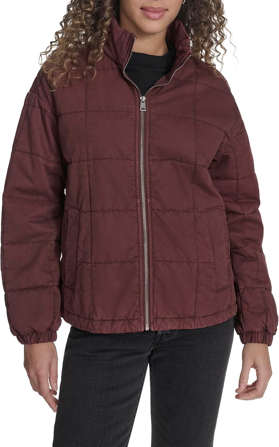 Женская стеганая хлопковая куртка Levi's Box, Tawny Port
Женская стеганая хлопковая куртка Levi's Box, Tawny Port