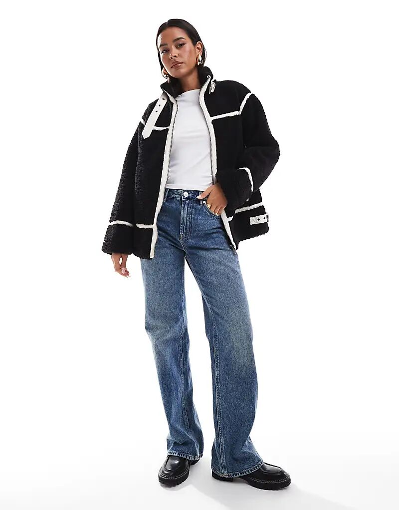 Куртка-авиатор borg черного цвета Miss Selfridge, Черный, Куртка-авиатор borg черного цвета Miss Selfridge
Куртка-авиатор borg черного цвета Miss Selfridge, Черный, Куртка-авиатор borg черного цвета Miss Selfridge