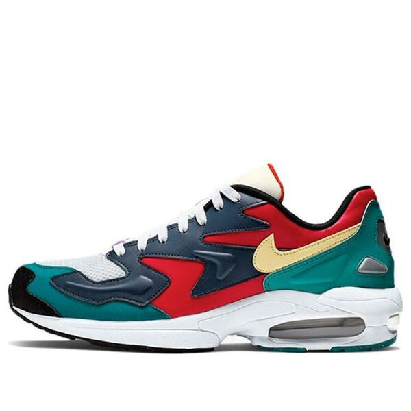 Кроссовки air max 2 light sp 'red navy emerald' Nike, синий 
Кроссовки air max 2 light sp 'red navy emerald' Nike, синий