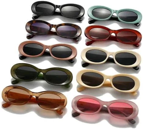 Популярные модные овальные солнцезащитные очки для женщин, винтажные, конфетного цвета, прозрачные, градиентные, мужские панк-солнцезащитные очки MTZJH, Black Clear
Популярные модные овальные солнцезащитные очки для женщин, винтажные, конфетного цвета, прозрачные, градиентные, мужские панк-солнцезащитные очки MTZJH, Black Clear