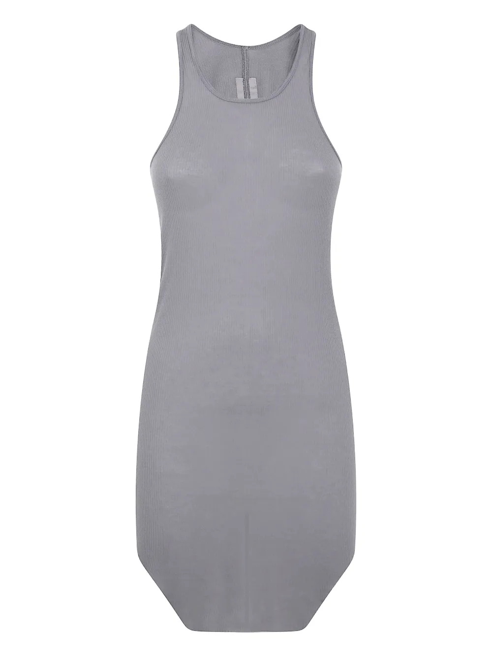 Топ в рубчик Rick Owens, серый 
Топ в рубчик Rick Owens, серый