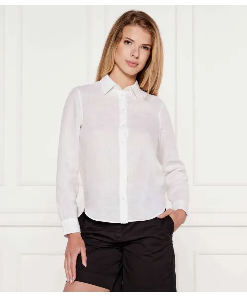 Льняная рубашка Regular fit Gant, белый
Льняная рубашка Regular fit Gant, белый