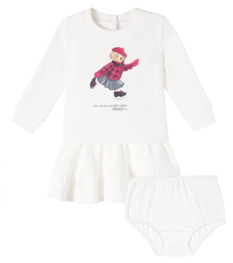 Детский комплект из платья и панталонов из хлопковой смеси Polo Ralph Lauren Kids, Trophy Cream
Детский комплект из платья и панталонов из хлопковой смеси Polo Ralph Lauren Kids, Trophy Cream