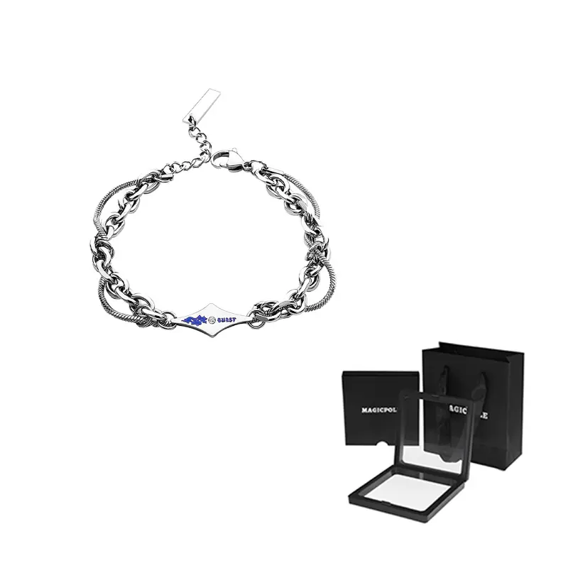 MAGICPOLE Титановый браслет Unisex Silver
MAGICPOLE Титановый браслет Unisex Silver