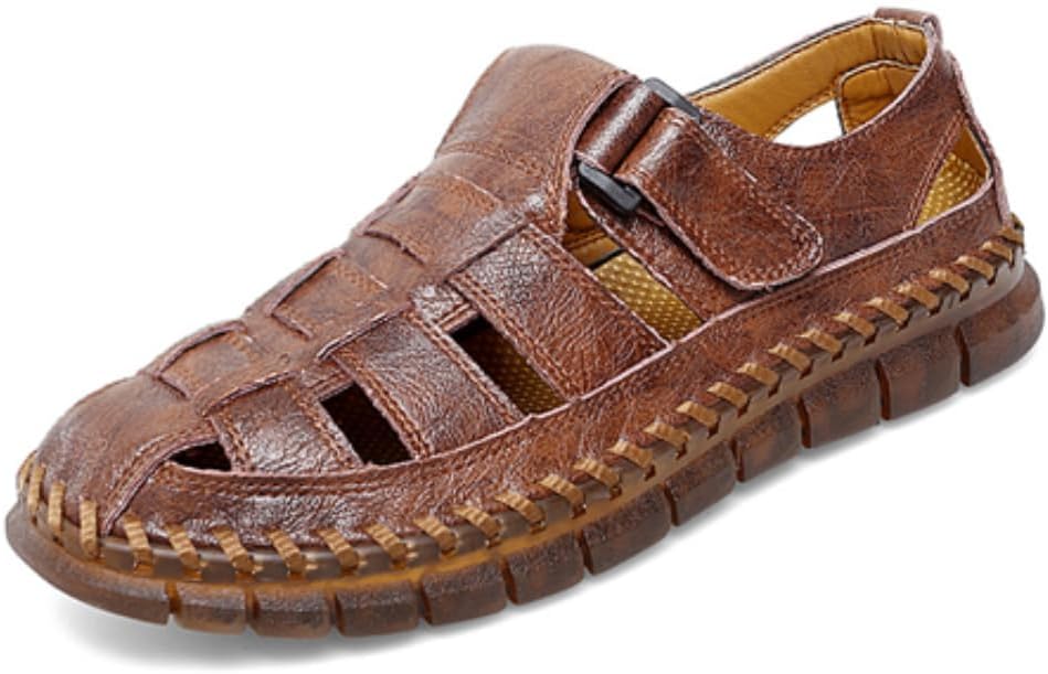 Мужские сандалии UIKGITP, сандалии для мужчин, повседневные кожаные сандалии, сандалии-рыбацкие тапочки, пляжные сандалии, походная обувь для воды с закрытым носком, наружные, коричневый
Мужские сандалии UIKGITP, сандалии для мужчин, повседневные кожаные сандалии, сандалии-рыбацкие тапочки, пляжные сандалии, походная обувь для воды с закрытым носком, наружные, коричневый