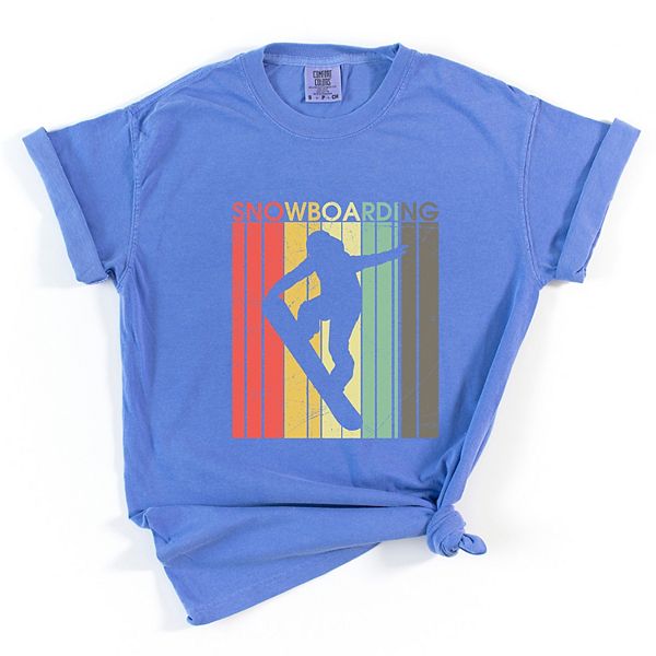 Футболка с графикой Snowboarding silhouette colorful lines Simply Sage Market, Flo Blue
Футболка с графикой Snowboarding silhouette colorful lines Simply Sage Market, Flo Blue