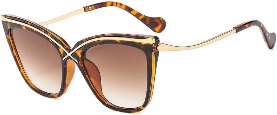 Женские солнцезащитные очки в винтажном стиле с градиентным переходом цвета, оправа для солнцезащитных очков с защитой от УФ-излучения UV400 HDUBFY, Leopard
Женские солнцезащитные очки в винтажном стиле с градиентным переходом цвета, оправа для солнцезащитных очков с защитой от УФ-излучения UV400 HDUBFY, Leopard