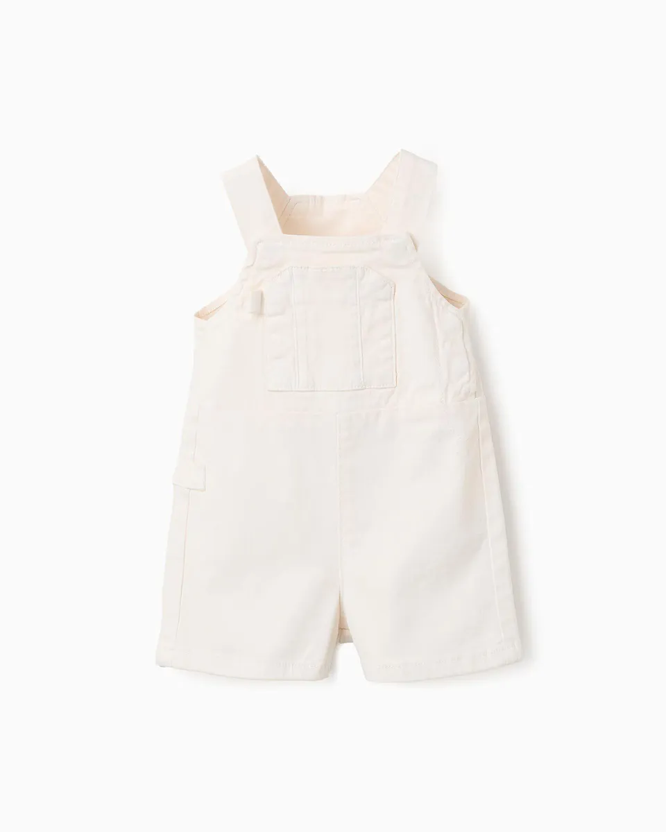 Комбинезон для девочки с регулируемыми лямками и передним карманом Zippy, белый
Комбинезон для девочки с регулируемыми лямками и передним карманом Zippy, белый