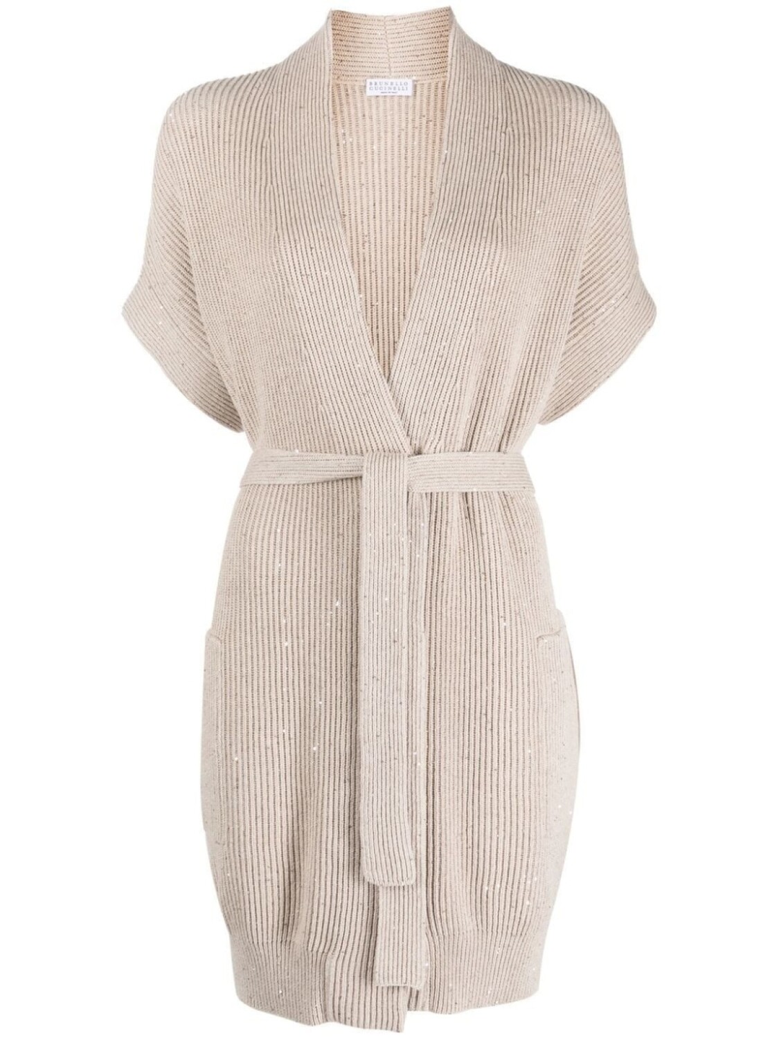 Brunello Cucinelli кардиган крупной вязки без рукавов, коричневый
Brunello Cucinelli кардиган крупной вязки без рукавов, коричневый