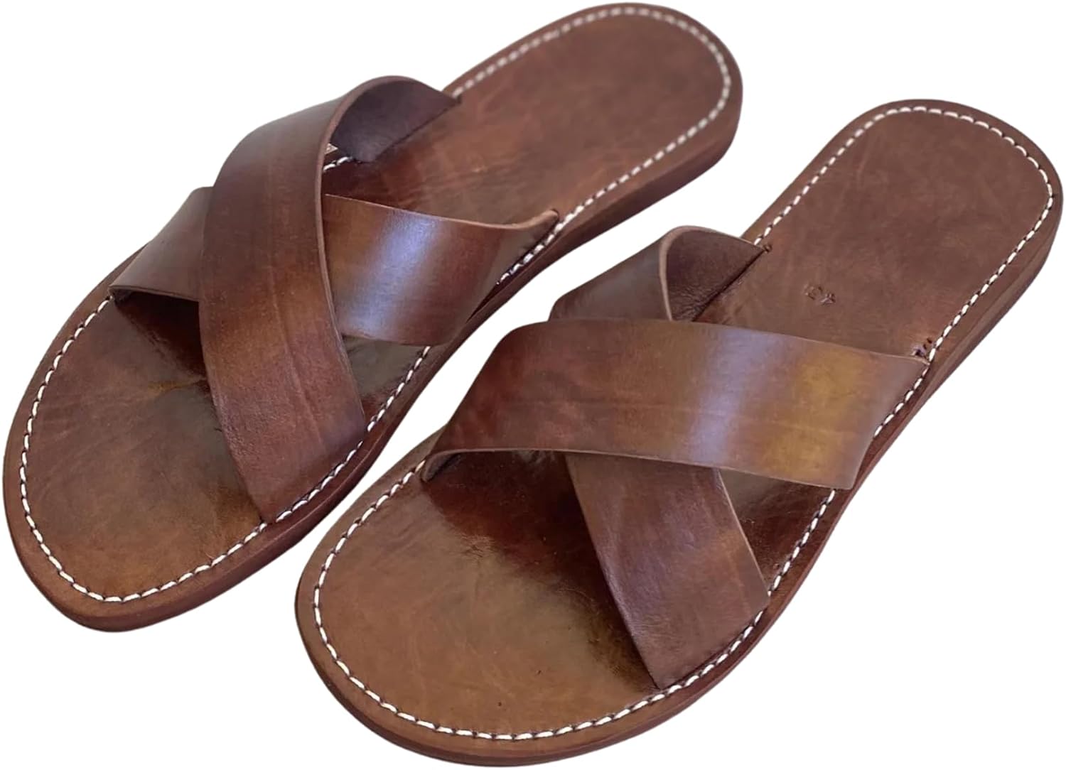 Марокканские кожаные сандалии-шлепанцы ручной работы, 100 натуральная кожа, Коричневый, черный и темно-коричневый, Комфорт на каждый день и вневременной стиль Handmade
Марокканские кожаные сандалии-шлепанцы ручной работы, 100 натуральная кожа, Коричневый, черный и темно-коричневый, Комфорт на каждый день и вневременной стиль Handmade