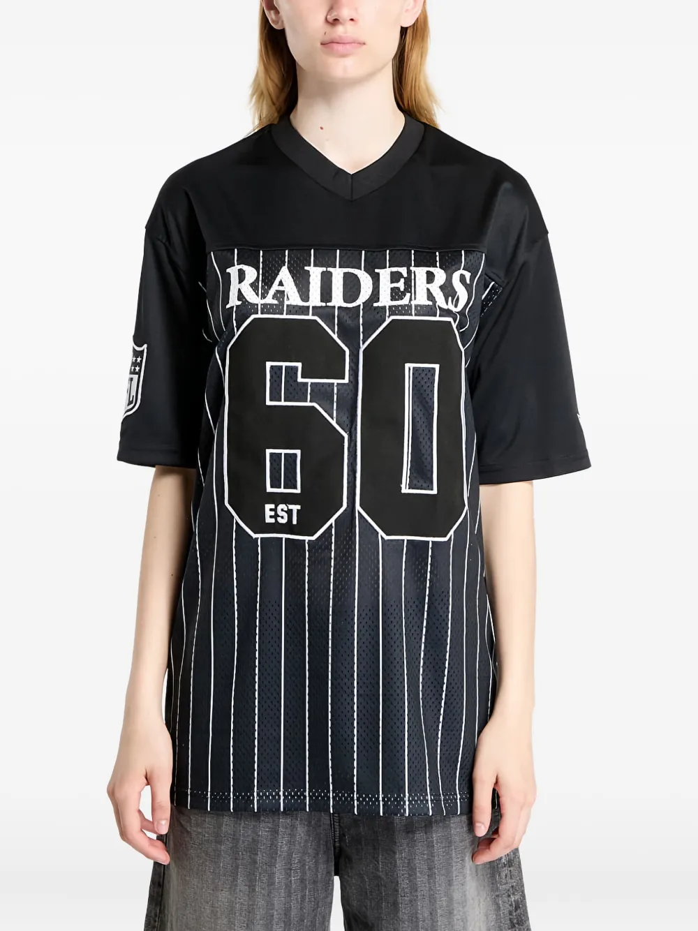 Полосатая футболка Las Vegas Raiders New Era Cap, черный
Полосатая футболка Las Vegas Raiders New Era Cap, черный