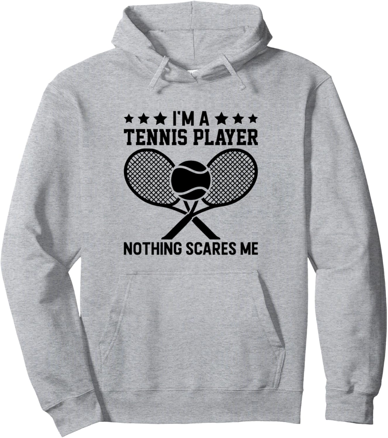 Я теннисист, меня ничего не пугает - Худи для любителей тенниса Tennis Lover Tennis Player, серый
Я теннисист, меня ничего не пугает - Худи для любителей тенниса Tennis Lover Tennis Player, серый
