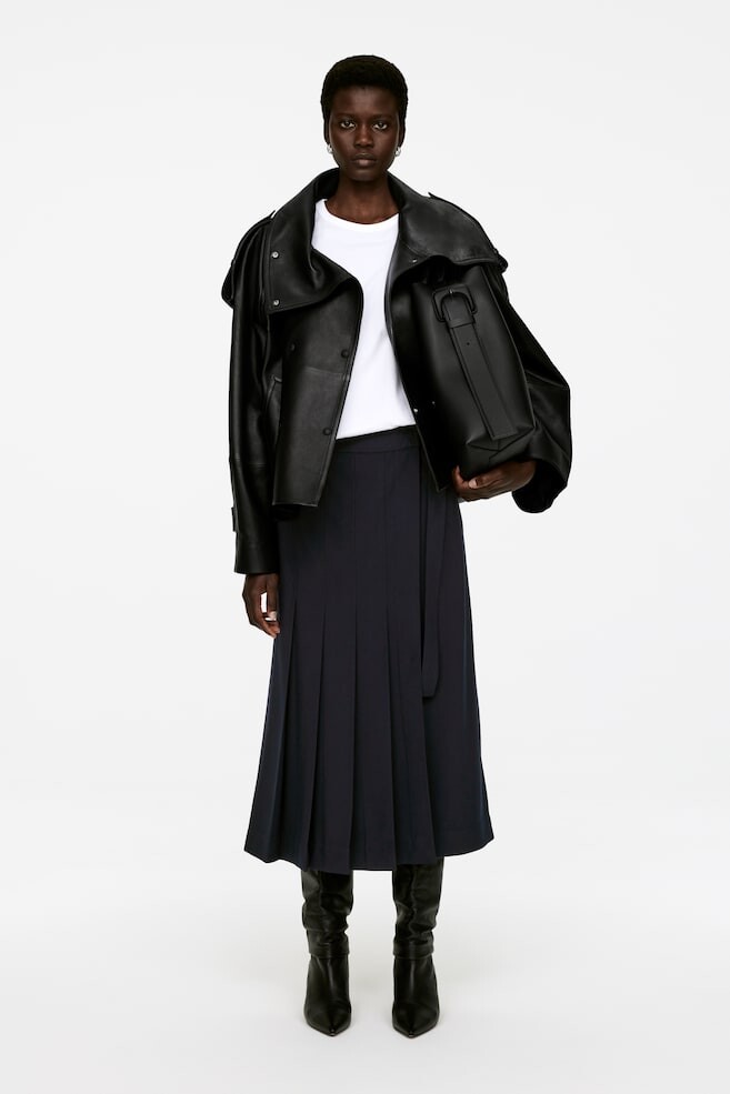 Юбка-Плиссе из смеси шерсти Arket, синий
Юбка-Плиссе из смеси шерсти Arket, синий