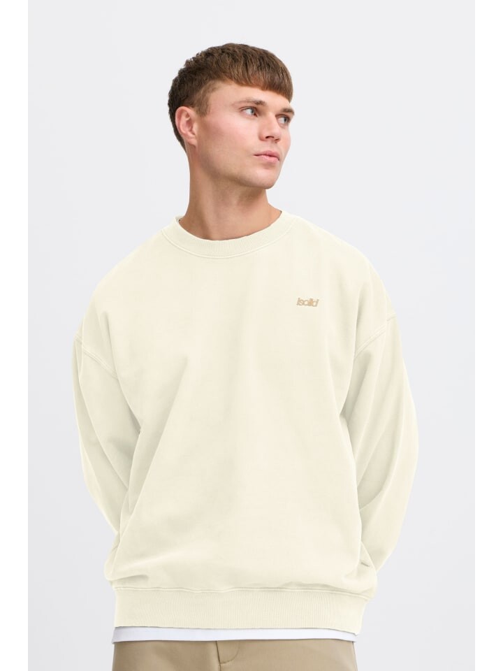 Толстовка !SOLID Rundhalspullover SDNOOR 21108423 schöner Rundhalspullover mit Backprint, белый 
Толстовка !SOLID Rundhalspullover SDNOOR 21108423 schöner Rundhalspullover mit Backprint, белый