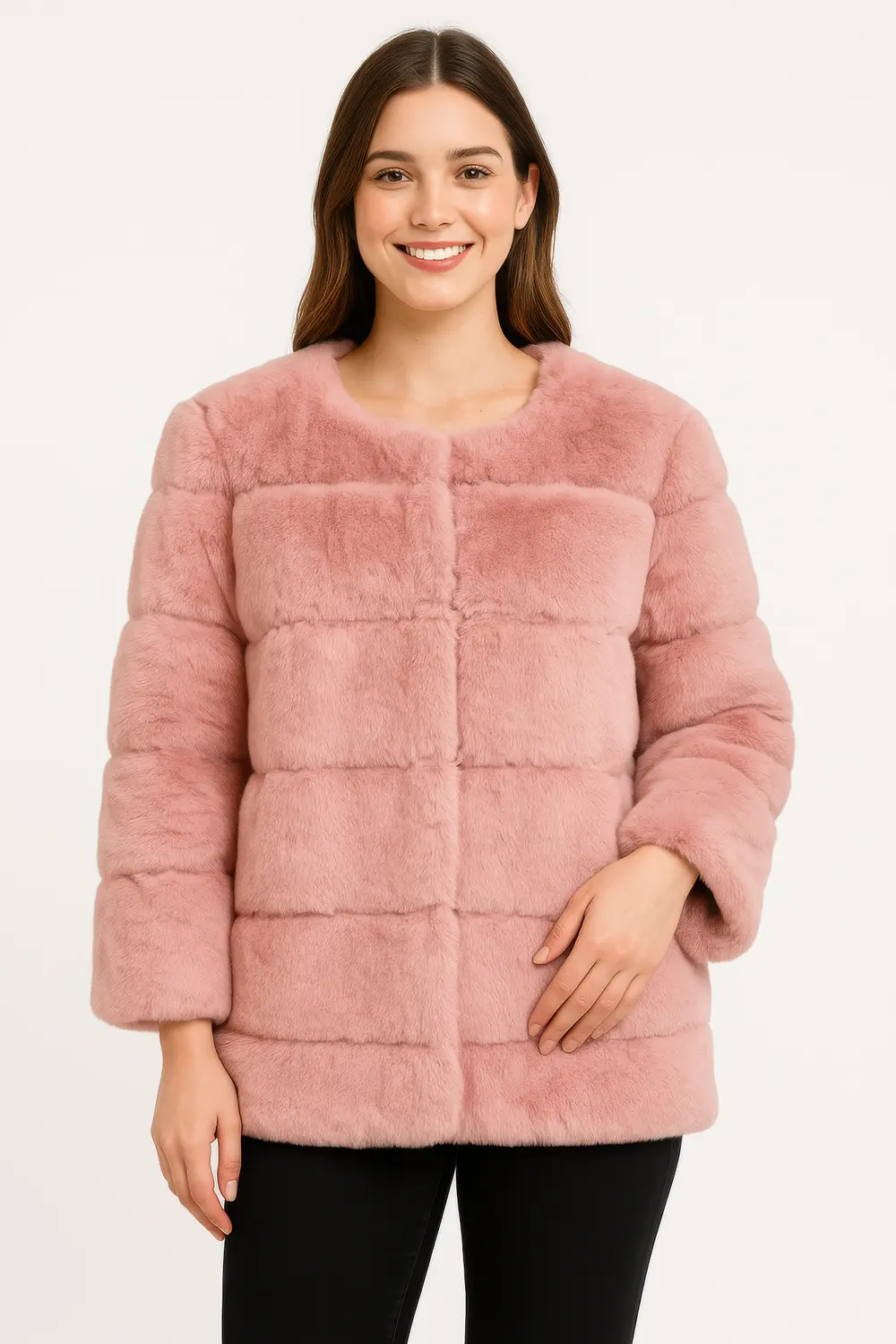 TRUEDAMES Плюшевая куртка из искусственного меха верблюжьего цвета
TRUEDAMES Плюшевая куртка из искусственного меха верблюжьего цвета