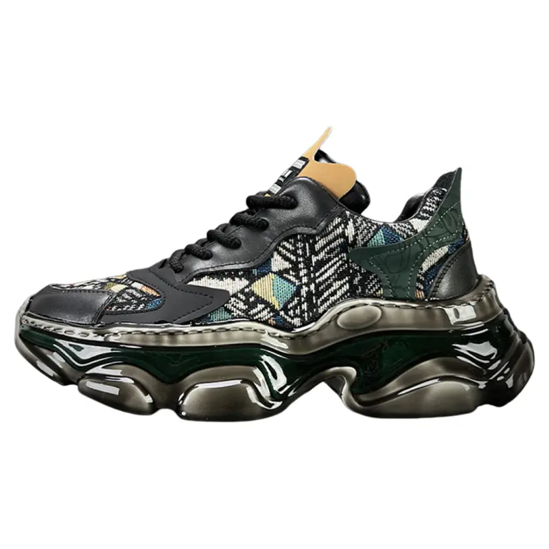 ZUOSAISI Нескользящие, износостойкие, дышащие, увеличивающие рост низкие кроссовки на массивной подошве, мужские, черные 
ZUOSAISI Нескользящие, износостойкие, дышащие, увеличивающие рост низкие кроссовки на массивной подошве, мужские, черные