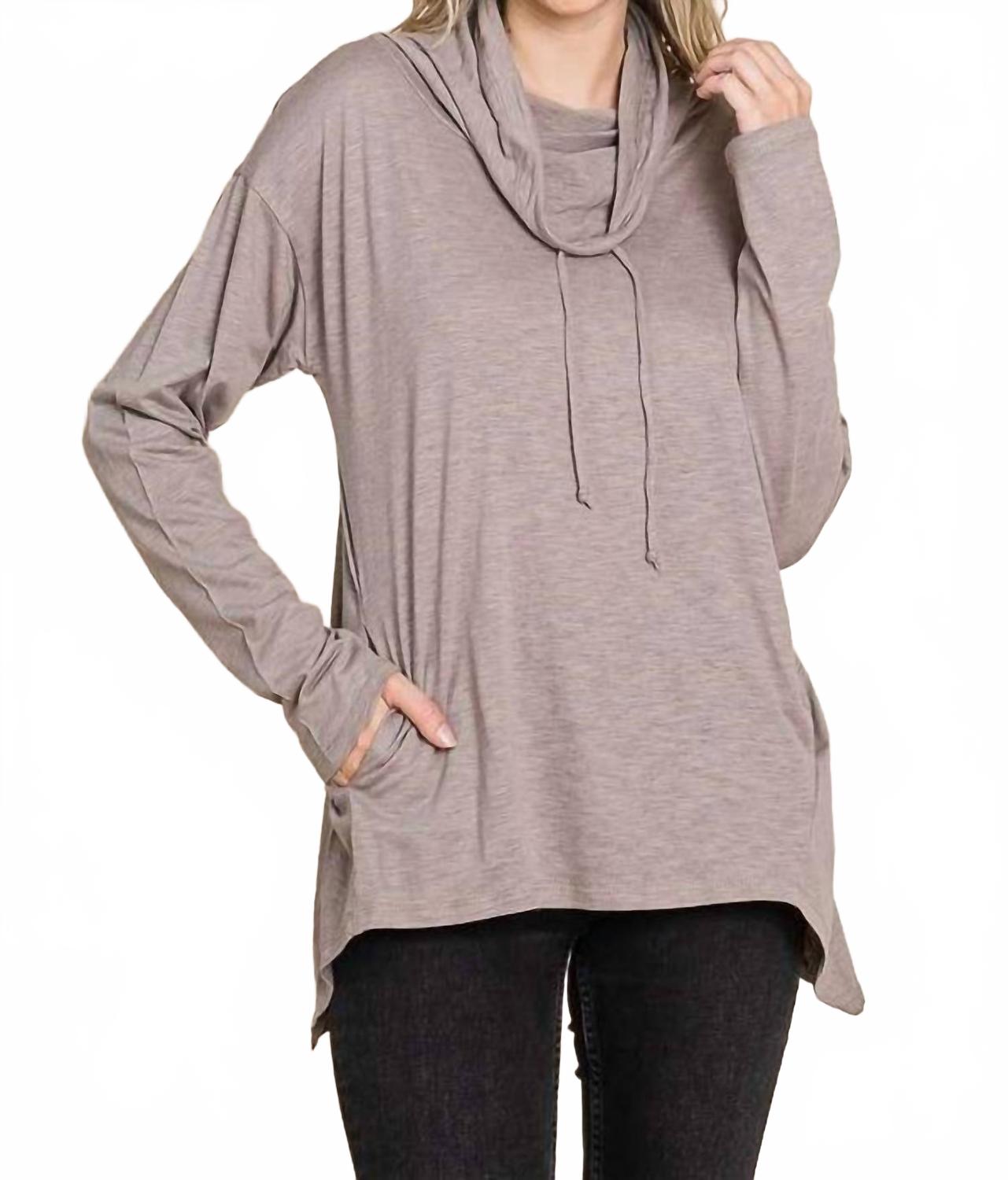 Топ с капюшоном на шнурке в цвете мокко Culture Code, мокко
Топ с капюшоном на шнурке в цвете мокко Culture Code, мокко