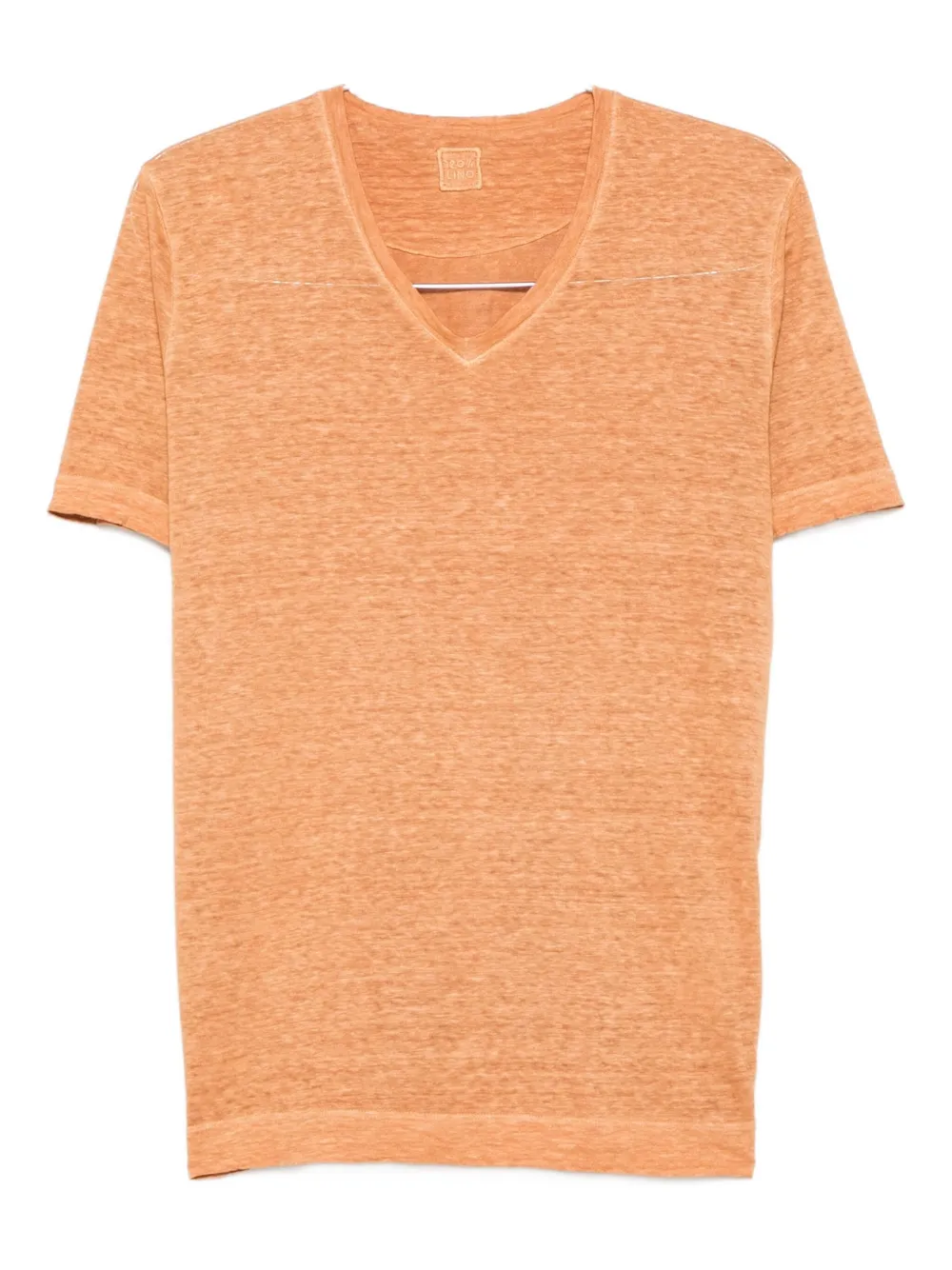 Футболка с V-образным вырезом и короткими рукавами 120% Lino, оранжевый
Футболка с V-образным вырезом и короткими рукавами 120% Lino, оранжевый