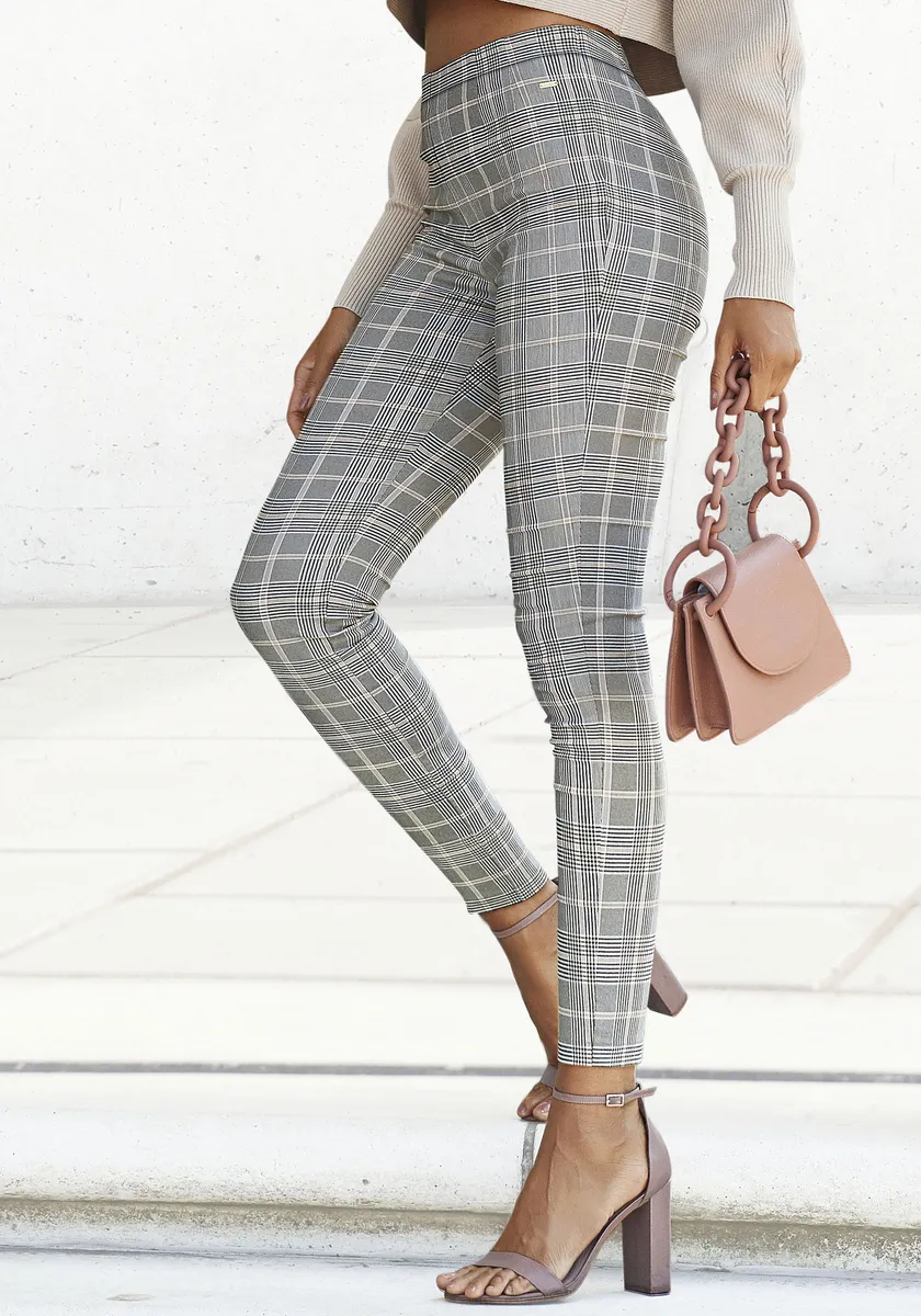 Леггинсы LASCANA с завышенной талией и клетчатым узором, цвет Allover
Леггинсы LASCANA с завышенной талией и клетчатым узором, цвет Allover