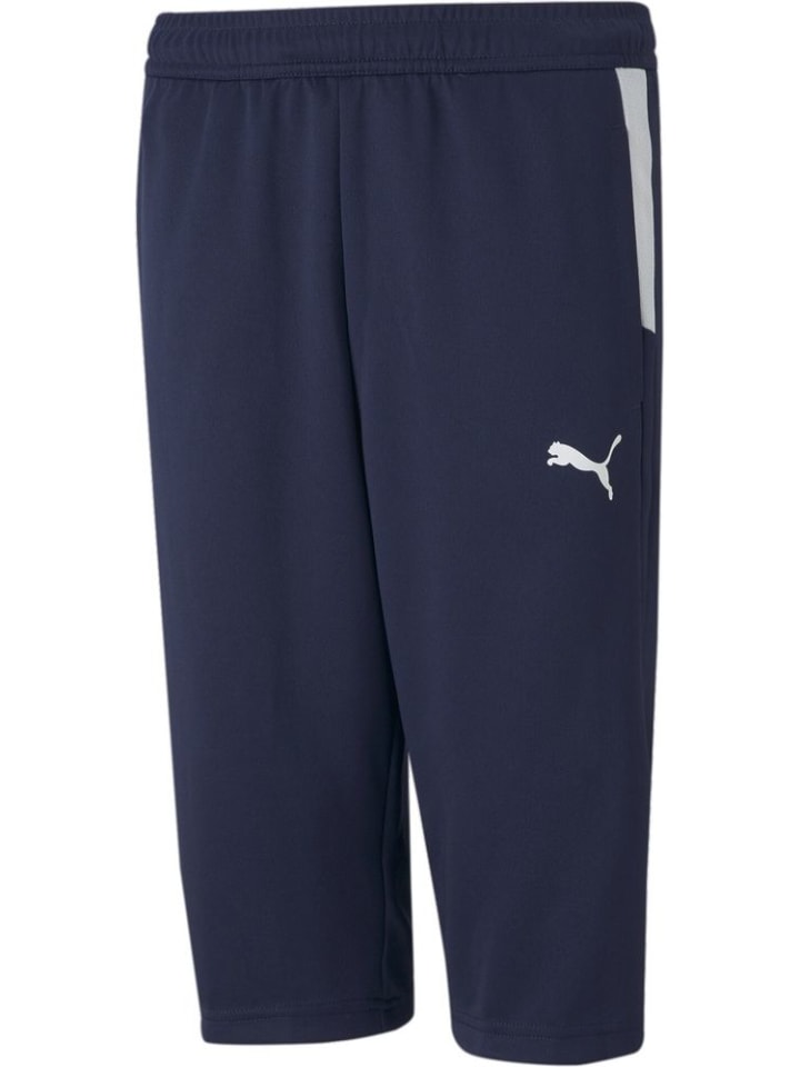 Спортивные брюки "TeamLIGA Training 3/4 Pants Jr" синего цвета Puma
Спортивные брюки "TeamLIGA Training 3/4 Pants Jr" синего цвета Puma