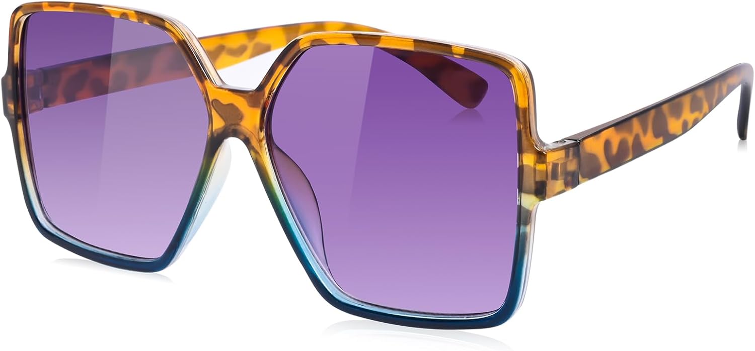 Модные солнцезащитные очки для женщин, поляризованные линзы с защитой от УФ-излучения, легкая пластиковая оправа в стиле ретро, идеально подходят для путешествий и вождения YoinWonr
Модные солнцезащитные очки для женщин, поляризованные линзы с защитой от УФ-излучения, легкая пластиковая оправа в стиле ретро, идеально подходят для путешествий и вождения YoinWonr