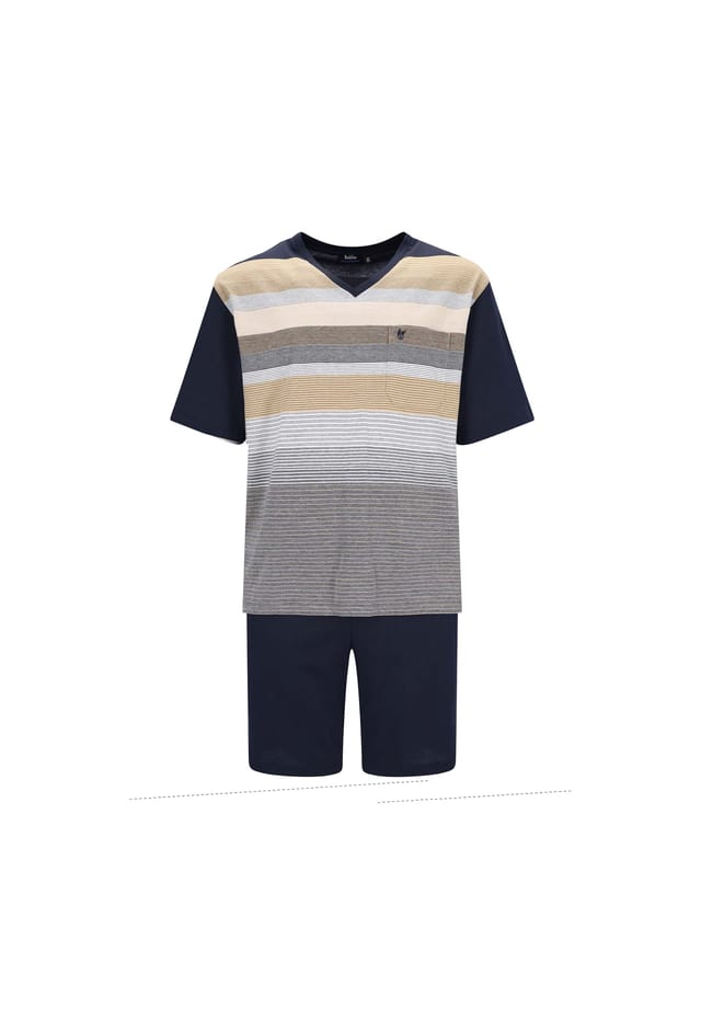 Пижама - короткая комфортная с v-образным вырезом Hajo, мультиколор
Пижама - короткая комфортная с v-образным вырезом Hajo, мультиколор