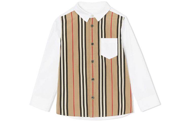 Рубашка детская Burberry, белый / коричневый
Рубашка детская Burberry, белый / коричневый