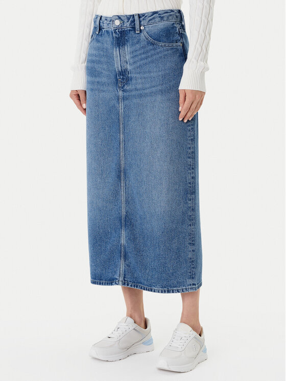 Джинсовая юбка regular fit WW0WW46503 Tommy Hilfiger, синий
Джинсовая юбка regular fit WW0WW46503 Tommy Hilfiger, синий