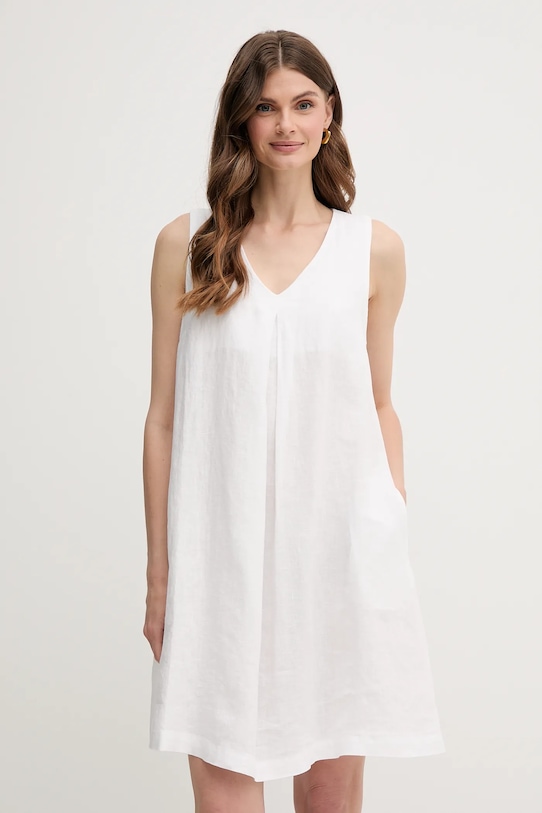 Льняное платье United Colors Of Benetton, белый
Льняное платье United Colors Of Benetton, белый