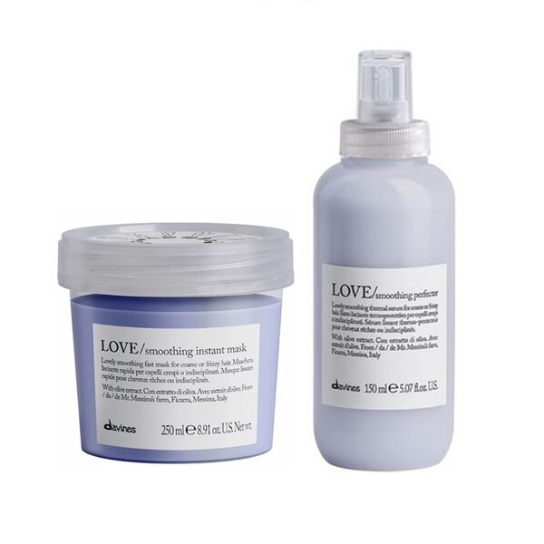 Набор для вьющихся волос: маска, 250 мл + термозащитная сыворотка, 150 мл Davines Love smooth
Набор для вьющихся волос: маска, 250 мл + термозащитная сыворотка, 150 мл Davines Love smooth