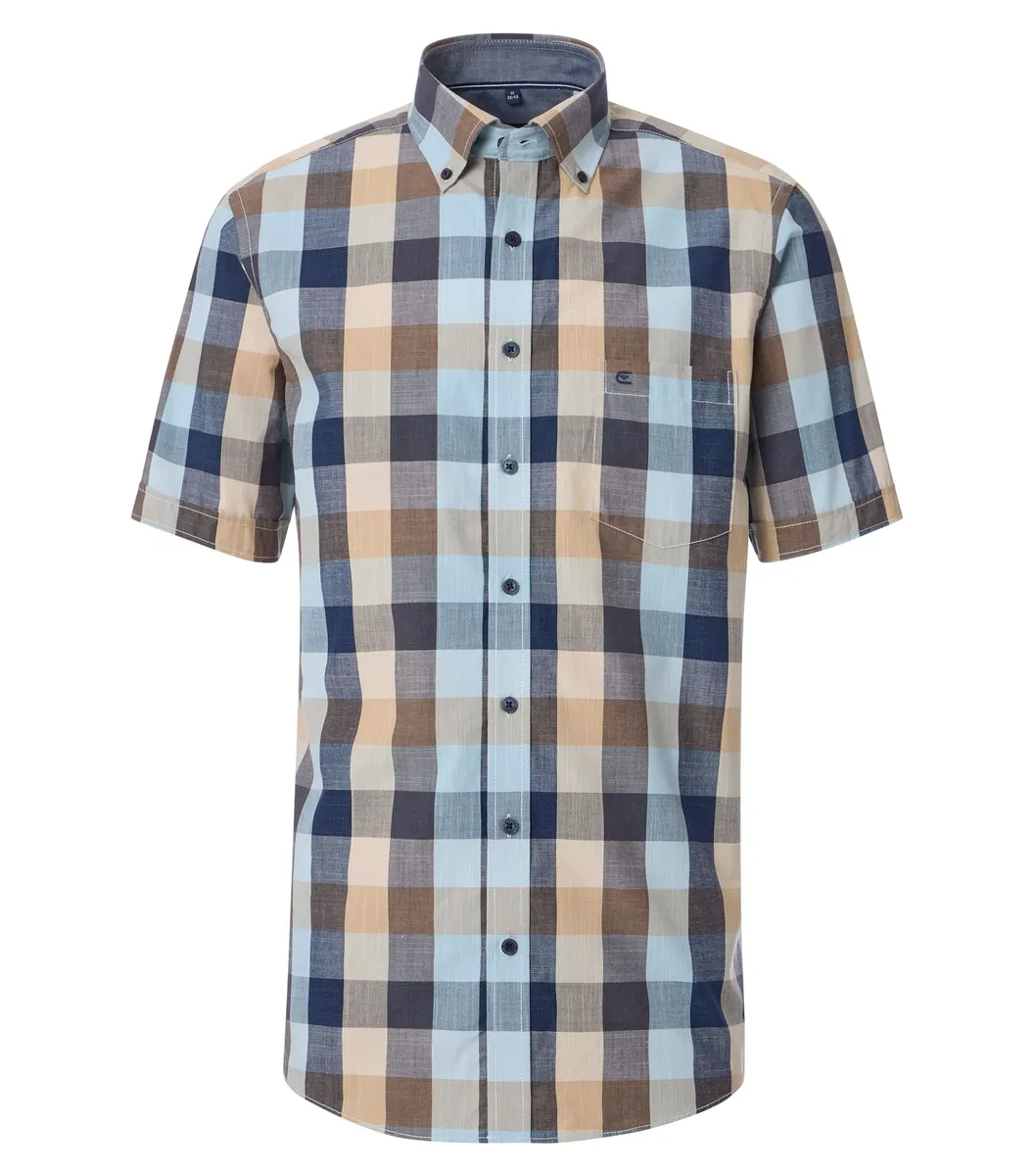 Рубашка CASAMODA с короткими рукавами "Повседневная рубашка CASAMODA с короткими рукавами в клетку ", синий
Рубашка CASAMODA с короткими рукавами "Повседневная рубашка CASAMODA с короткими рукавами в клетку ", синий