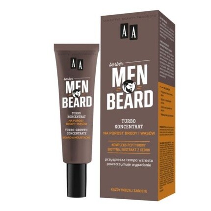 Men Beard Turbo Growth Concentrate для бороды и усов 30 мл AA Markenlos 
Men Beard Turbo Growth Concentrate для бороды и усов 30 мл AA Markenlos