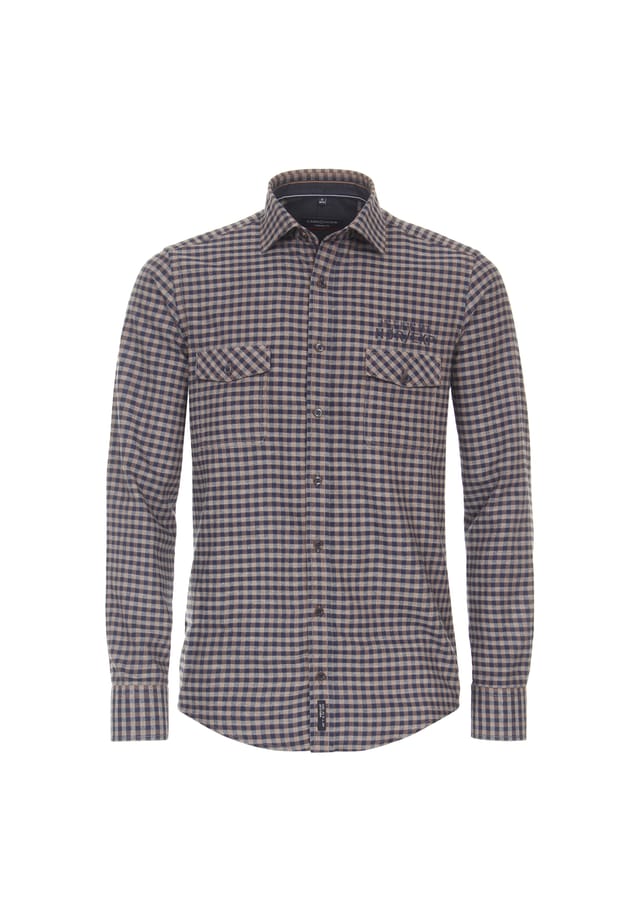 Рубашка фланелевая свободного покроя в клетку Casamoda, синий
Рубашка фланелевая свободного покроя в клетку Casamoda, синий