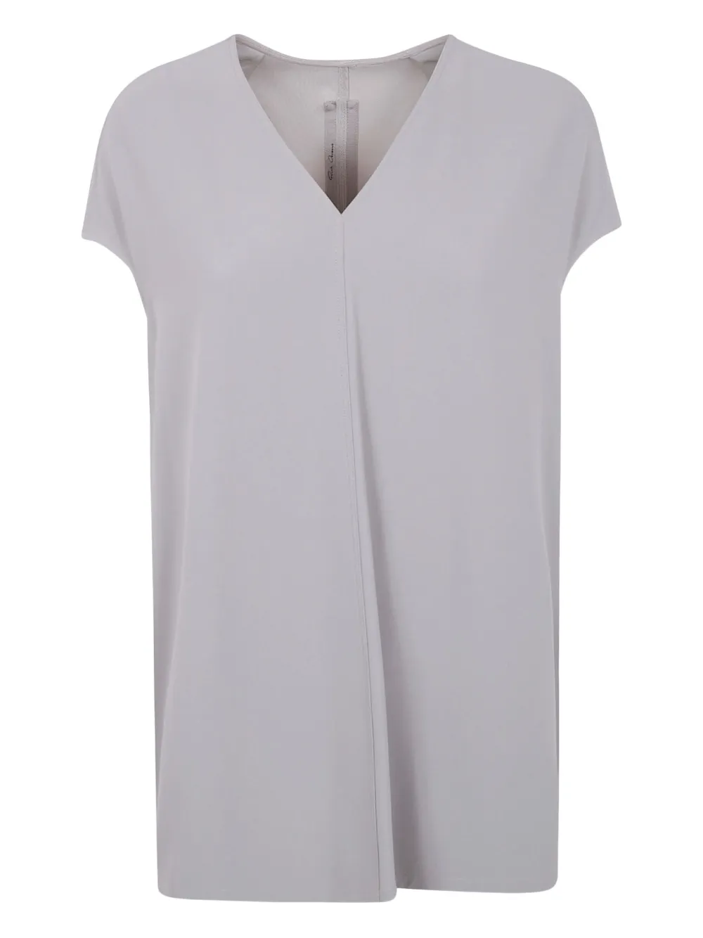 Блузка с V-образным вырезом и короткими рукавами Rick Owens, нейтральный
Блузка с V-образным вырезом и короткими рукавами Rick Owens, нейтральный