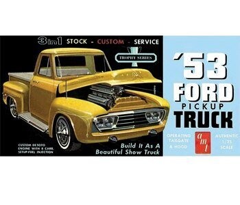 Пластиковая модель - Автомобиль Ford Pickup 1953 года - AMT
Пластиковая модель - Автомобиль Ford Pickup 1953 года - AMT