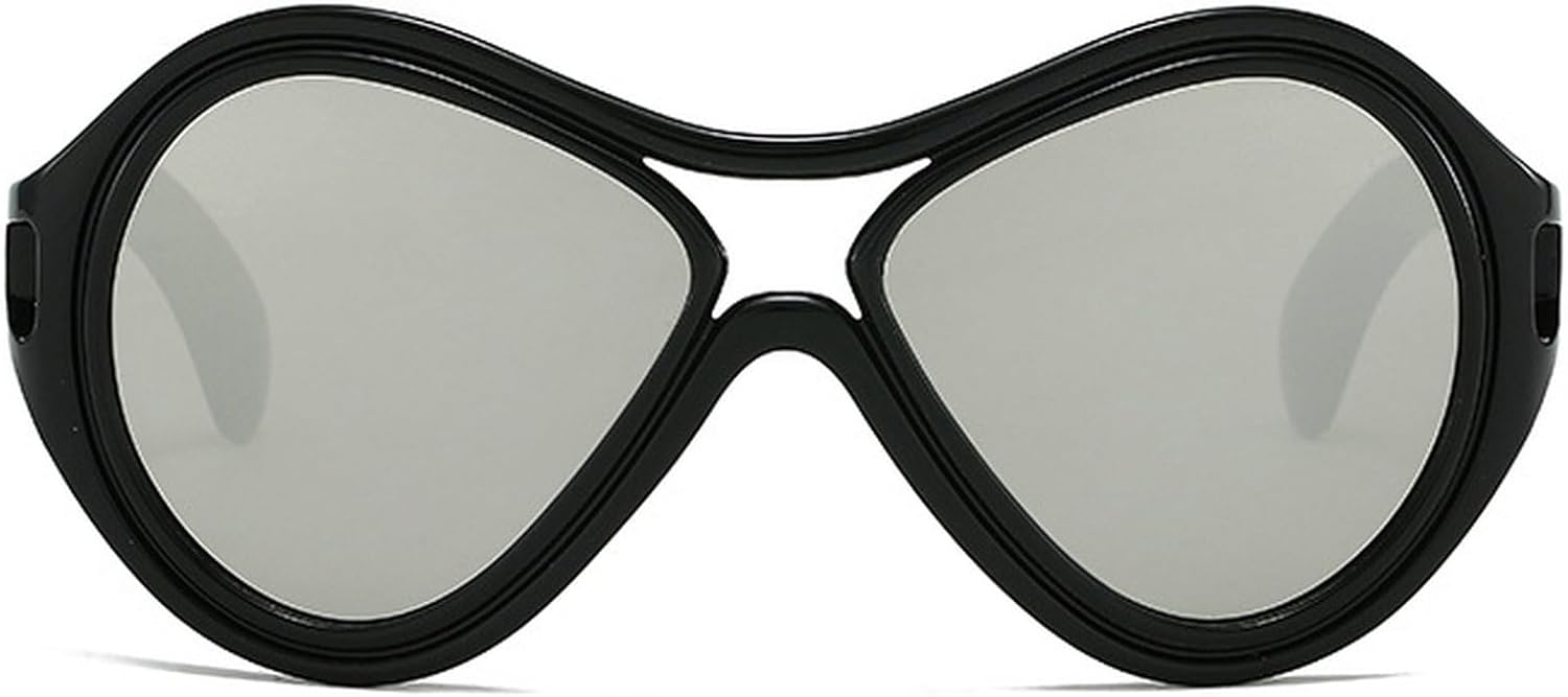 Солнцезащитные очки в стиле панк Y2k «кошачий глаз» для женщин, роскошные винтажные овальные солнцезащитные очки в ретро-стиле с двойной оправой, защита от УФ-излучения UV400 mincl, Silver
Солнцезащитные очки в стиле панк Y2k «кошачий глаз» для женщин, роскошные винтажные овальные солнцезащитные очки в ретро-стиле с двойной оправой, защита от УФ-излучения UV400 mincl, Silver