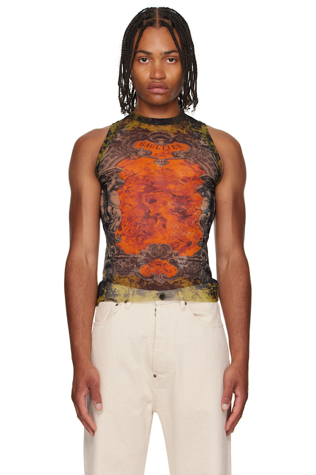 Топ-медальон Jean Paul Gaultier, оранжевый
Топ-медальон Jean Paul Gaultier, оранжевый