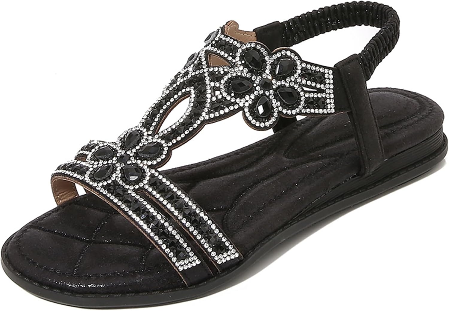 Летние босоножки для женщин, удобные с ремешком T, на плоской подошве, повседневные сандалии для прогулок, нарядные блестящие вьетнамки с ремешками, обувь для отпуска Generic, черный
Летние босоножки для женщин, удобные с ремешком T, на плоской подошве, повседневные сандалии для прогулок, нарядные блестящие вьетнамки с ремешками, обувь для отпуска Generic, черный