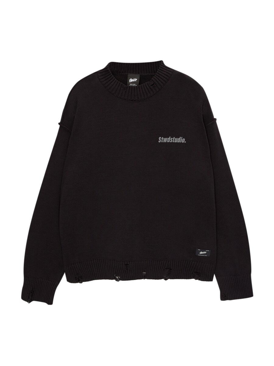 Свитер Pull&Bear, черный
Свитер Pull&Bear, черный