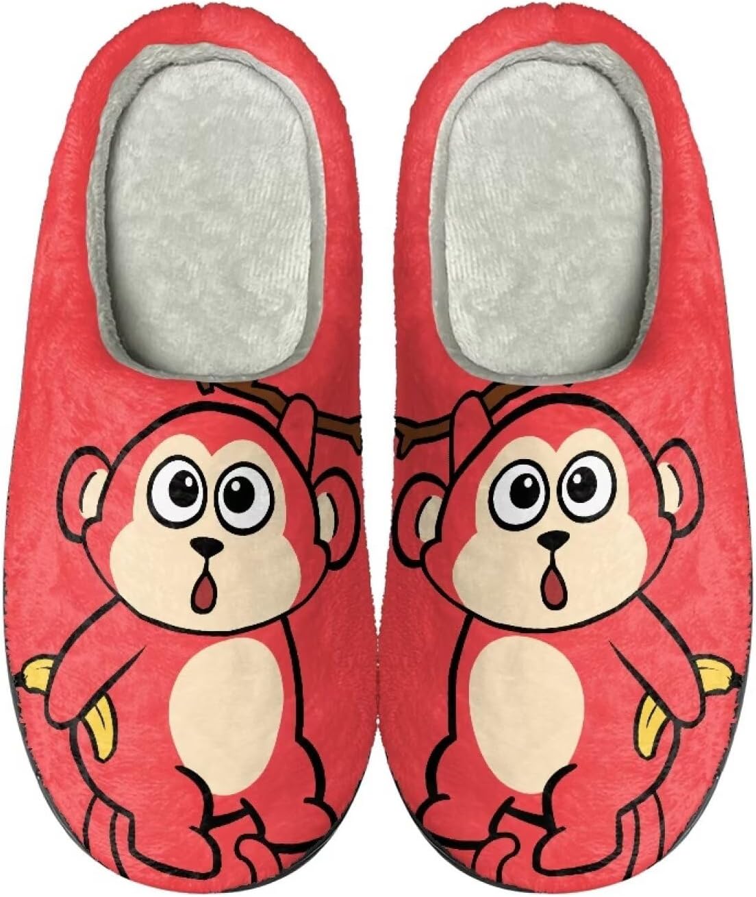 Мультяшные тапочки Howilath из флиса для мужчин и женщин, антискользящие, теплые и дышащие, размеры-2XL, красный
Мультяшные тапочки Howilath из флиса для мужчин и женщин, антискользящие, теплые и дышащие, размеры-2XL, красный