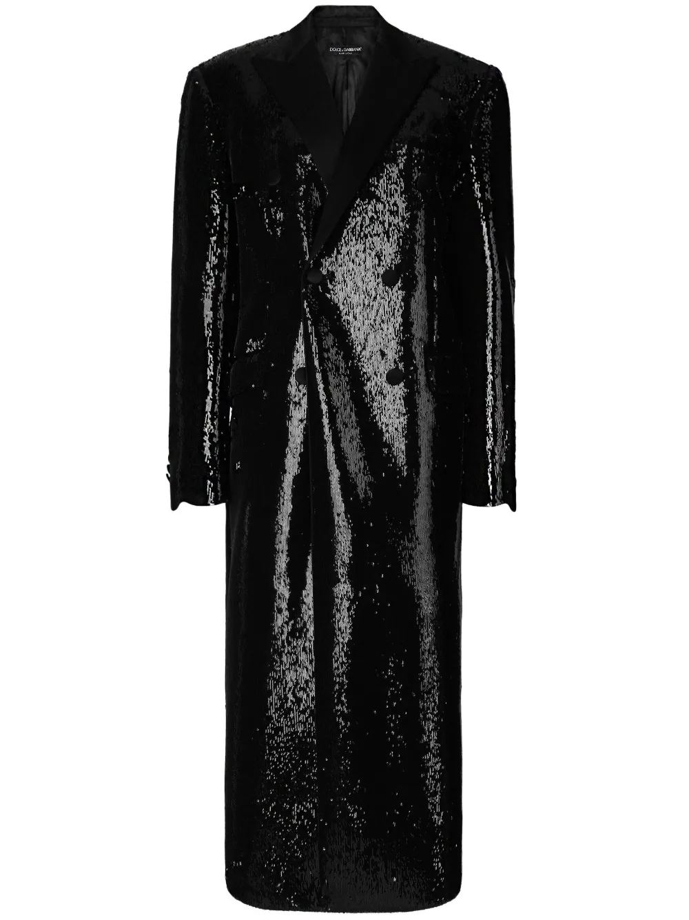 Двубортное пальто с заостренными лацканами DOLCE & GABBANA, черный
Двубортное пальто с заостренными лацканами DOLCE & GABBANA, черный