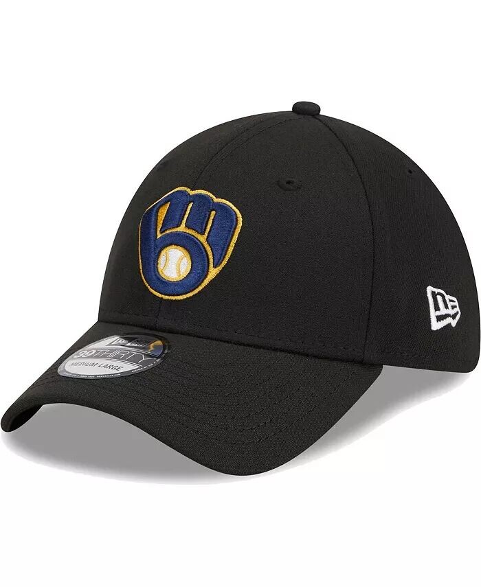 Мужская черная гибкая кепка с логотипом Milwaukee Brewers 39THIRTY New Era
Мужская черная гибкая кепка с логотипом Milwaukee Brewers 39THIRTY New Era