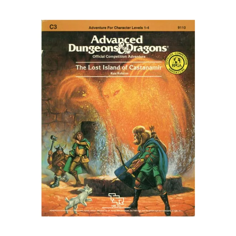Модуль Lost Island of Castanamir (2nd Printing), Advanced Dungeons & Dragons (1st Edition) - Modules & Adventures - C Series
Модуль Lost Island of Castanamir (2nd Printing), Advanced Dungeons & Dragons (1st Edition) - Modules & Adventures - C Series