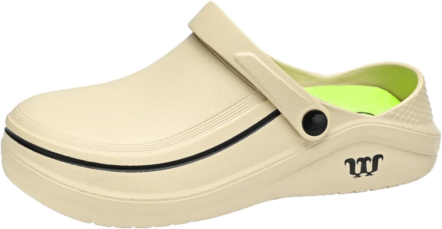 Нескользящие сабо для мужчин и женщин, садовые, поварские, легкие водонепроницаемые туфли для медсестры, кухни, ресторанов, сферы обслуживания пищи - Кухонная обувь Yuktopa, бежевый
Нескользящие сабо для мужчин и женщин, садовые, поварские, легкие водонепроницаемые туфли для медсестры, кухни, ресторанов, сферы обслуживания пищи - Кухонная обувь Yuktopa, бежевый