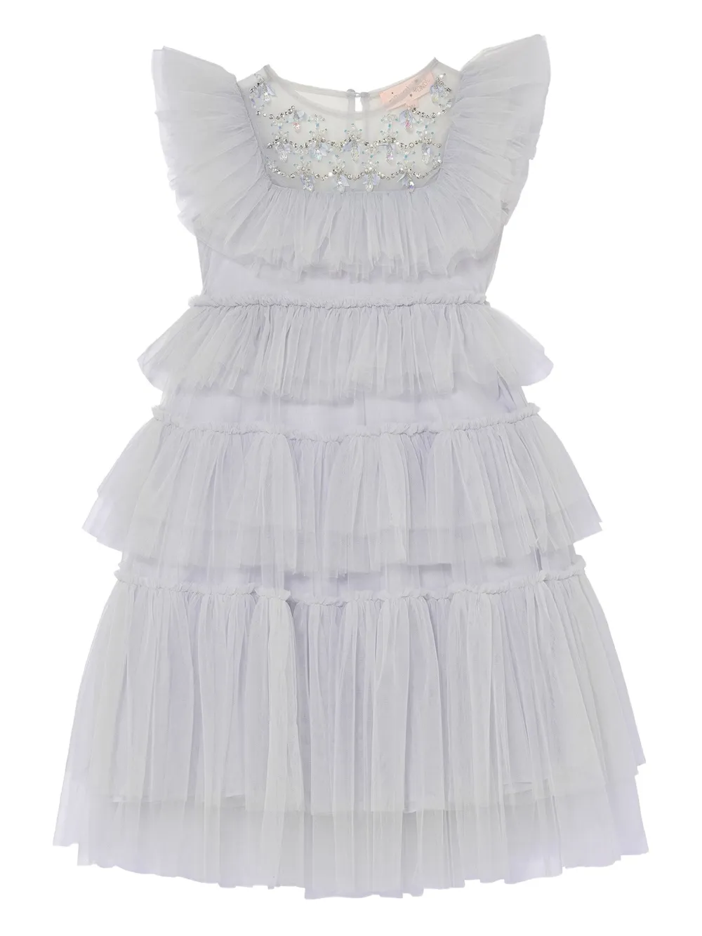 Многоярусное платье «Чай вдвоем» с декором Tutu Du Monde, серый 
Многоярусное платье «Чай вдвоем» с декором Tutu Du Monde, серый