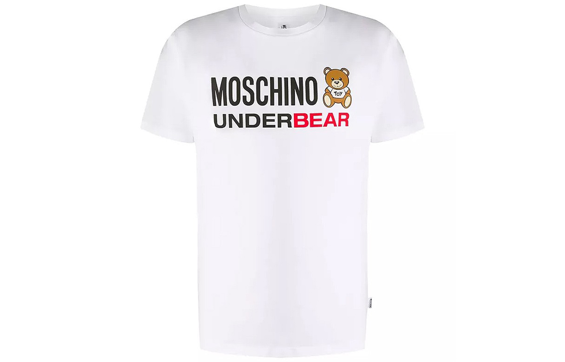 Футболка мужская белая MOSCHINO 
Футболка мужская белая MOSCHINO