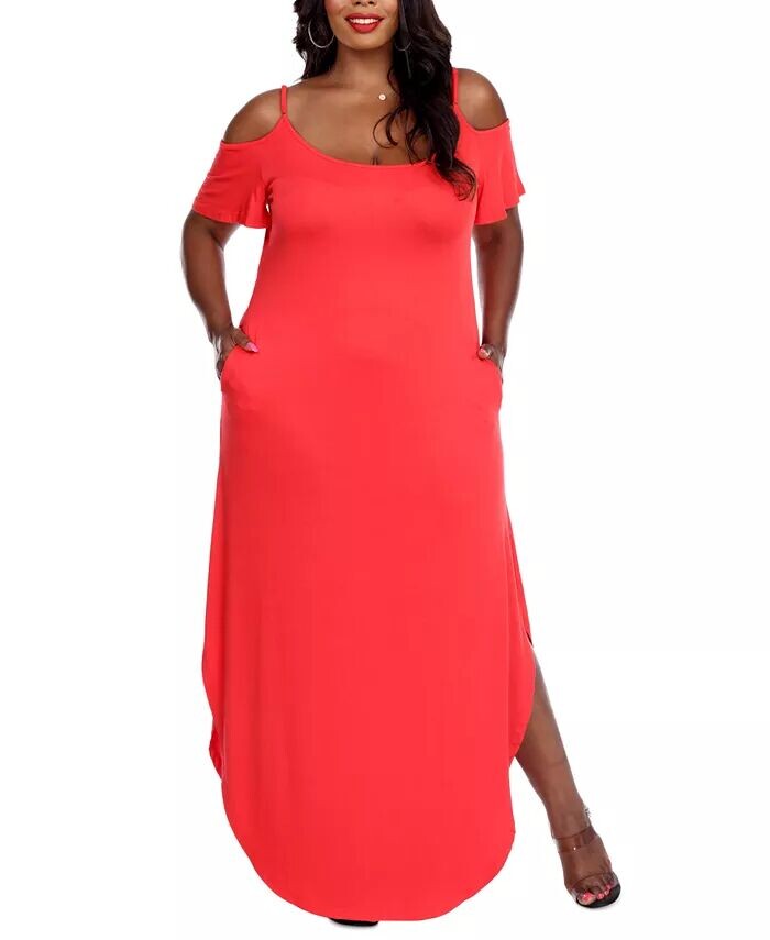 Платье макси размера плюс Lexi White Mark, красный
Платье макси размера плюс Lexi White Mark, красный