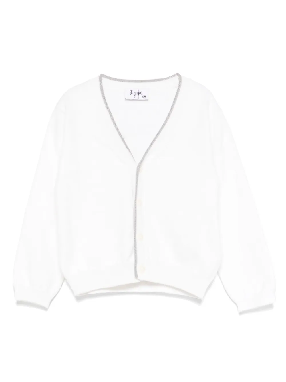 Кардиган из органического хлопка Il Gufo, белый
Кардиган из органического хлопка Il Gufo, белый
