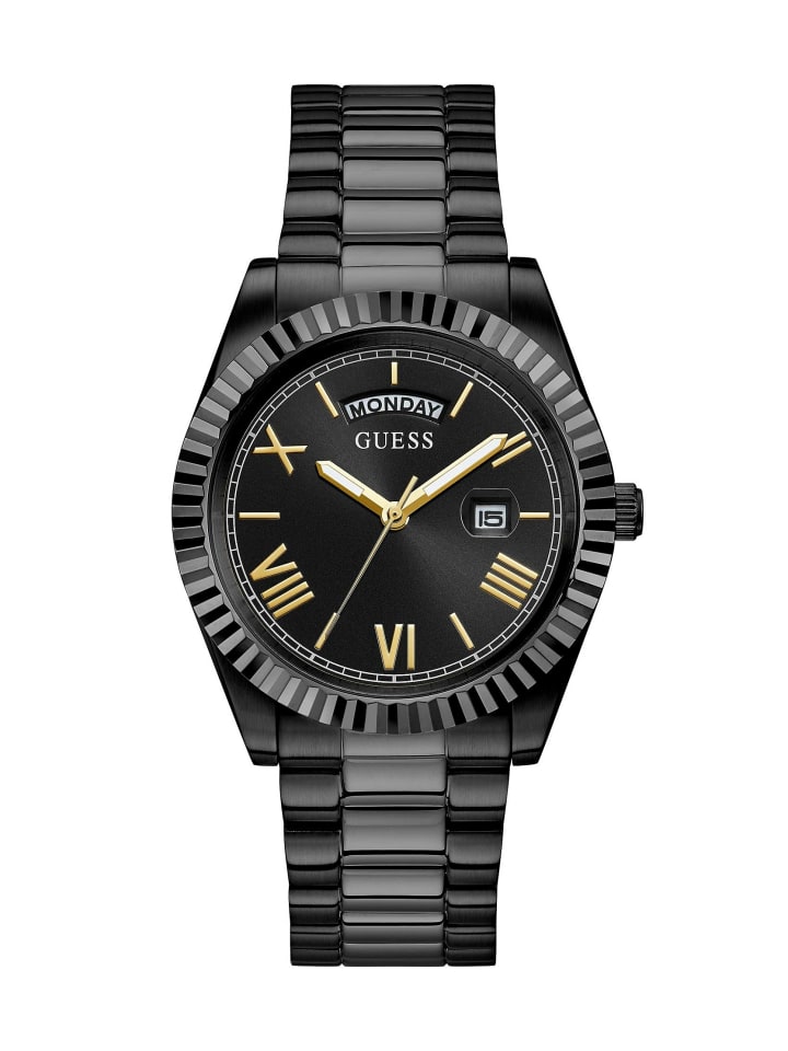 Guess Мужские аналоговые часы черного цвета
Guess Мужские аналоговые часы черного цвета